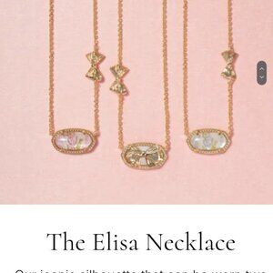 LOVESHACK FANCY Pink Elisa Necklace Kendra Scott.
